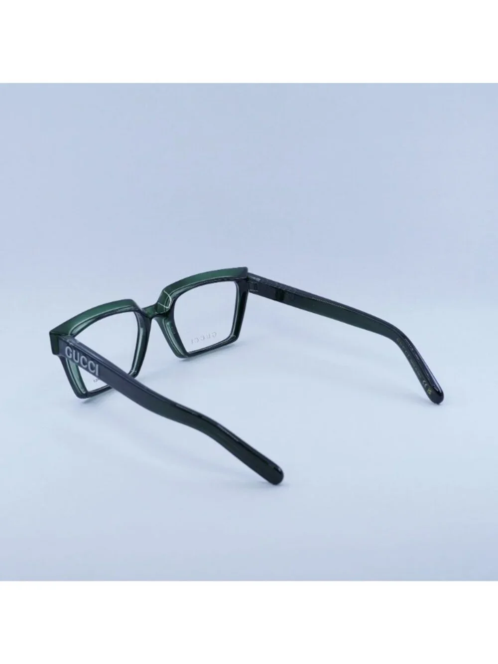 Gucci GG1725O 004 Eyeglasses Green 52mm Square Frame
